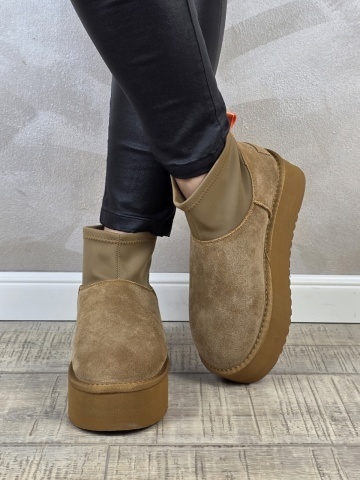 MANOS.RO Ghete dama piele naturala Water Repellent ANA VIOTTI GD2461 - Img 5