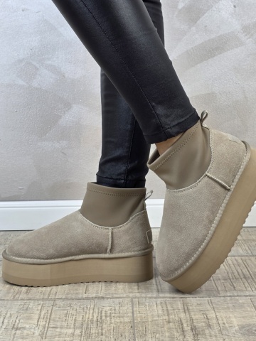 MANOS.RO Ghete dama piele naturala Water Repellent ANA VIOTTI GD2462 - Img 4