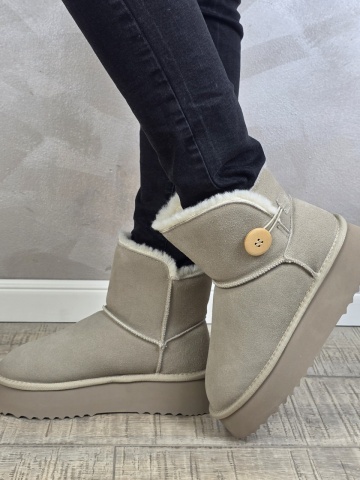 MANOS.RO Ghete dama piele naturala Water Repellent ANA VIOTTI GD2529 - Img 2