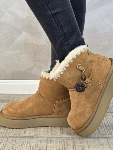 MANOS.RO Ghete/Pantofi dama piele naturala Water Repellent ANA VIOTTI GD2623 - Img 4