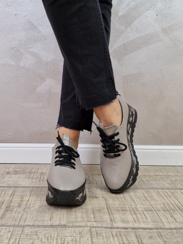 MANOS.RO Pantofi casual dama piele naturala PC1733 - Img 2