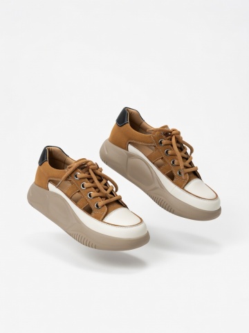 MANOS.RO Pantofi dama casual sport piele naturala FEEL PS751 - Img 6