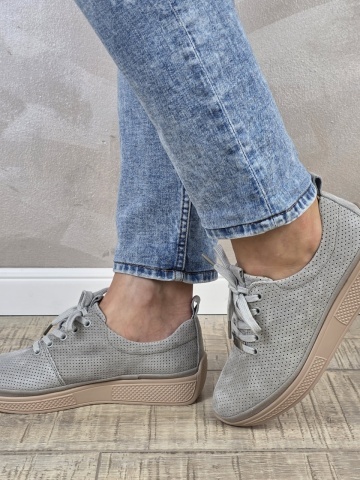 MANOS.RO Pantofi dama casual sport piele naturala FILIPPO PC2430
