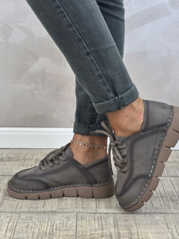 MANOS.RO Pantofi dama casual sport piele naturala FILIPPO PC2458 - Img 2