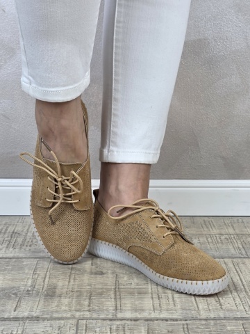 MANOS.RO Pantofi dama casual sport piele naturala FILIPPO PS747 - Img 3