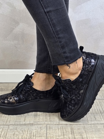 MANOS.RO Pantofi dama casual sport piele naturala FILIPPO PS887 - Img 4