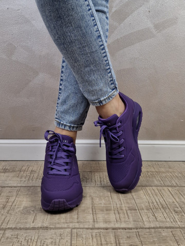 MANOS.RO Pantofi dama sport Skechers® Uno 73690 PUR - Img 2
