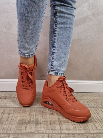 MANOS.RO Pantofi dama sport Skechers® Uno 73690 RUST - Img 4
