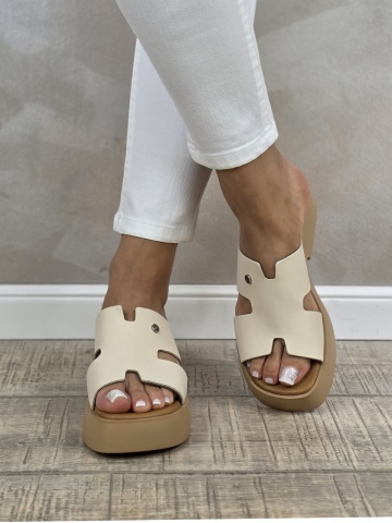 MANOS.RO Sandale dama piele naturala GOLD DEER SP870 - Img 3