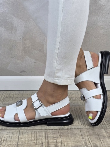 MANOS.RO Sandale dama piele naturala SV1710 - Img 3