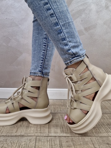 MANOS.RO Sandale FASHION dama piele naturala FRANCO GERARDO SV1464