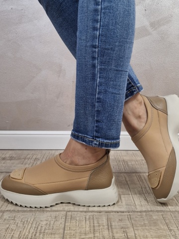 Pantofi casual/sport dama MANOS.RO piele natural/STRETCH PS510 - Img 4