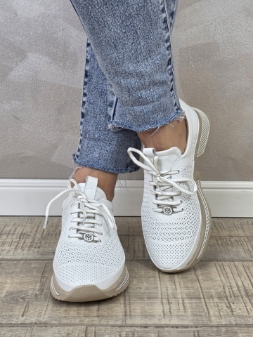 Pantofi casual/sport dama MANOS.RO piele naturala PS699 - Img 2