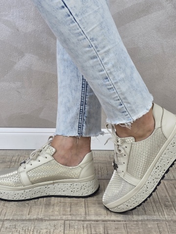 Pantofi casual/sport dama MANOS.RO piele naturala PS718