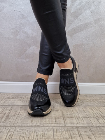 Pantofi casual/sport dama Manos.ro StretchFit/piele naturala PS394 - Img 3
