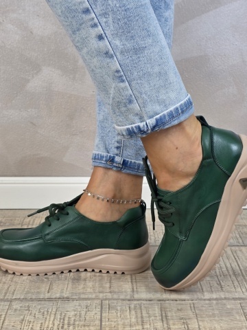 Pantofi dama casual FORMAZIONE piele naturala PC2450 - Img 4