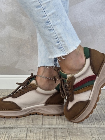 Pantofi dama sport FEELING piele naturala PS816