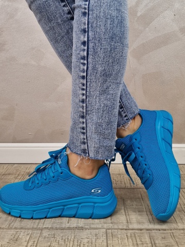 Pantofi dama sport Skechers® Bobs Squad Chaos 117385 SAGE - Img 5