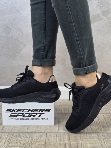 Pantofi dama sport Skechers® Bobs Squad Chaos 117679 BBK