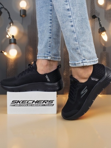 Pantofi dama sport Skechers® SKECHERS SLIP-INS GO WALK FLEX 124836 BBK - Img 8