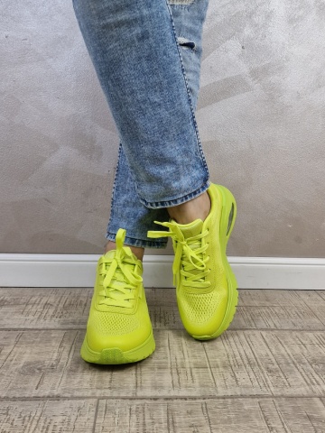 Pantofi dama sport SKECHERS UNO FLEX 177794 LIME - Img 2