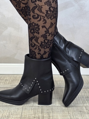 Botine/Ghete dama piele naturala ANNA VIOTTI BT356 - Img 2