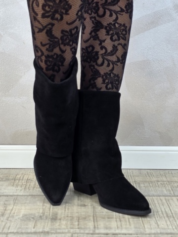 Botine/Ghete dama piele naturala MANOS.RO BT339 - Img 3