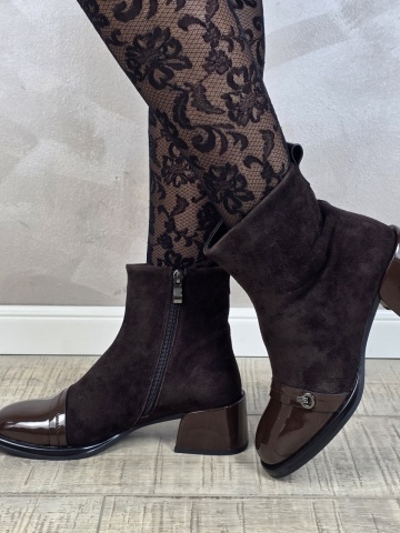 Botine/Ghete dama piele naturala MANOS.RO BT345