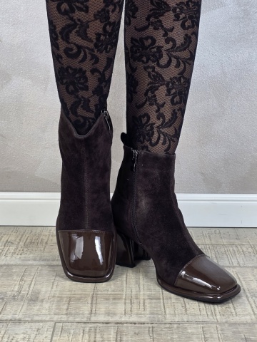 Botine/Ghete dama piele naturala MANOS.RO BT350 - Img 2