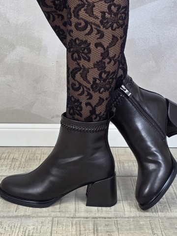 Botine/Ghete dama piele naturala MANOS.RO BT354