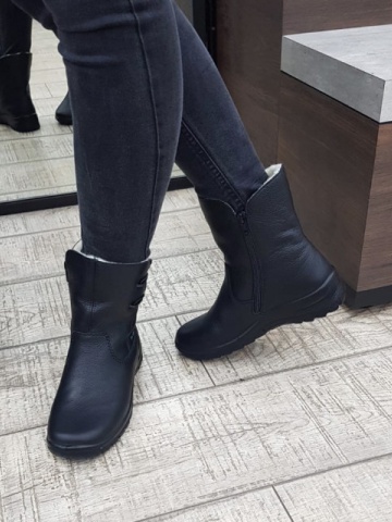 Ghete/Cizme dama piele naturala Rieker Tex Z7172-00 - Img 3