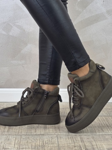 MANOS.RO Ghete dama casual Formazione piele naturala GD2380