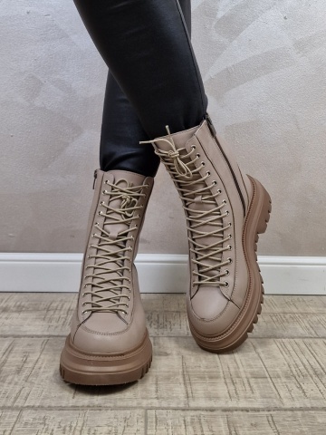 MANOS.RO Ghete dama CASUAL piele naturala CASPIAN GD2005