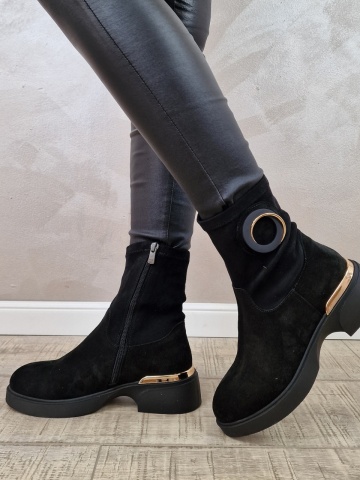 MANOS.RO Ghete dama piele naturala GD2190