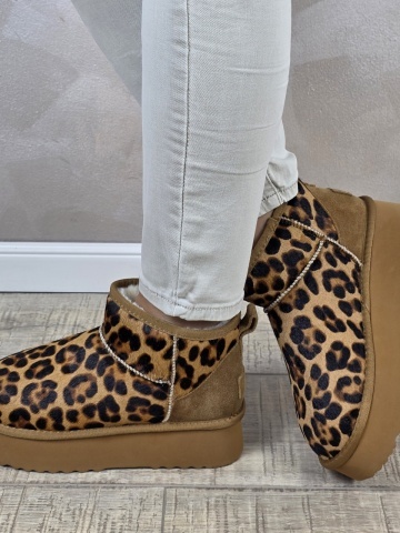 MANOS.RO Ghete dama piele naturala Water Repellent ANA VIOTTI GD2428 - Img 4
