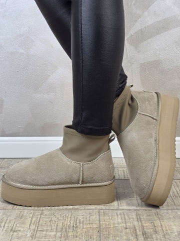 MANOS.RO Ghete dama piele naturala Water Repellent ANA VIOTTI GD2462
