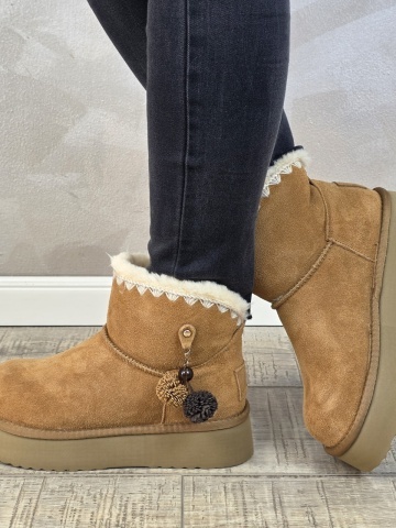 MANOS.RO Ghete/Pantofi dama piele naturala Water Repellent ANA VIOTTI GD2623