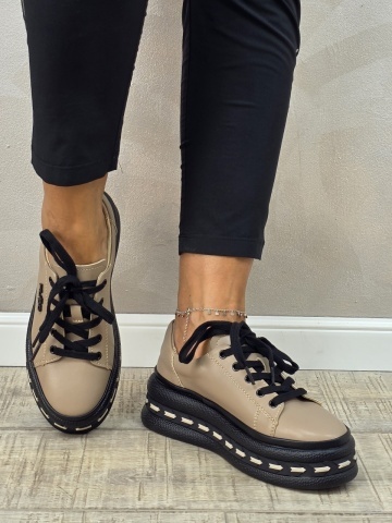 MANOS.RO Pantofi dama casual sport piele naturala Filippo PC2258 - Img 3
