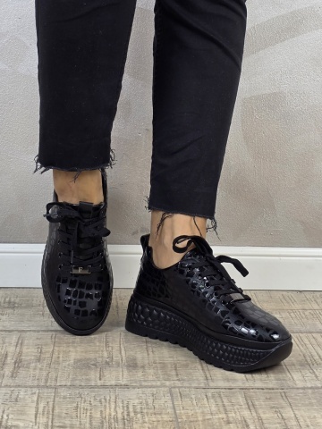 MANOS.RO Pantofi dama casual sport piele naturala Filippo PS613 - Img 2