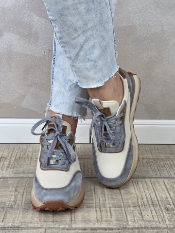 MANOS.RO Pantofi dama casual sport piele naturala Filippo PS680 - Img 2