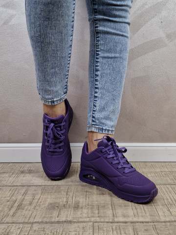 MANOS.RO Pantofi dama sport Skechers® Uno 73690 PUR - Img 3