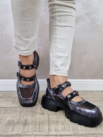 Pantofi casual/sport dama MANOS.RO piele naturala PV2138 - Img 2