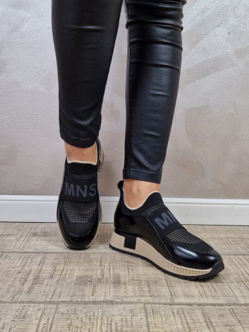 Pantofi casual/sport dama Manos.ro StretchFit/piele naturala PS394 - Img 4