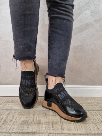 Pantofi casual/sport dama Manos.ro StretchFit/piele naturala PS394 - Img 7