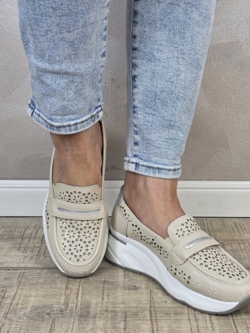 Pantofi dama casual ANA VIOTTI piele naturala PC2354 - Img 3