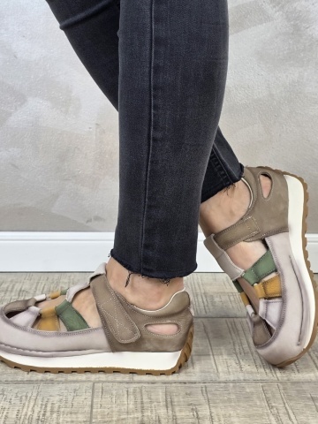 Pantofi dama casual Formazione piele naturala PV2148 - Img 2