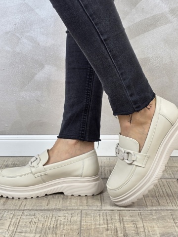 Pantofi dama sport FORMAZIONE piele naturala PC2314 - Img 4