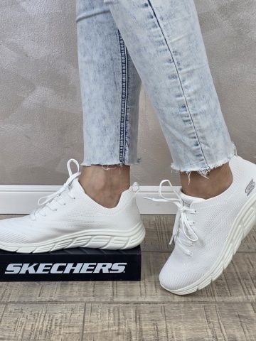 Pantofi dama sport Skechers® Bobs B Flex W 117591 WHT - Img 7