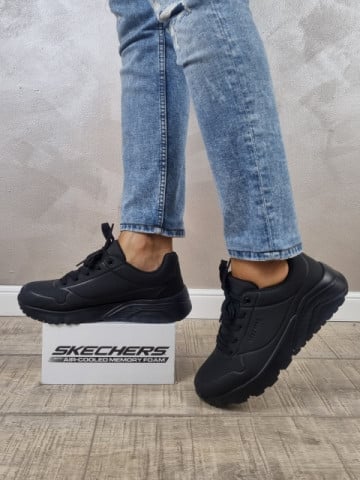Pantofi dama sport Skechers UNO LITE 403694L BBK - Img 2