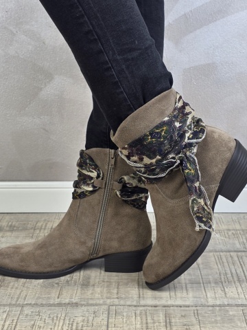 Botine/Ghete dama piele naturala MANOS.RO BT335 - Img 2